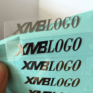 Tùy chỉnh Chrome màu bạc gương Đen nhãn Lettering Peel-Off phim kim loại Stickers Đối với sử dụng trên Tequila nước trái cây rượu vang & bia - Product Image 4