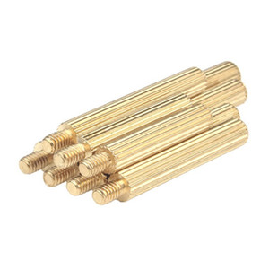 M2 * L + 3Mm Brass Duy Nhất Đầu Khoảng Cách Vít An Ninh Giám Sát Máy Ảnh Trụ Cột Có Knurled Standoff Spacer Vít - Product Image 2