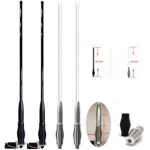 Antenne radio mobile VHF/UHF robuste à ressort, en fibre de verre, 477 MHz, avec câble PL259 - Product Image 3
