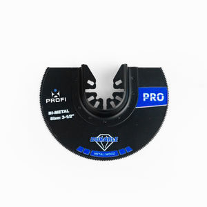 Juego de 4 Hojas de Sierra Oscilante Profesionales de Diferentes Tamaños, Triangulares Grandes, de Corte Recto, Multiusos, Personalizables para Madera - Product Image 6