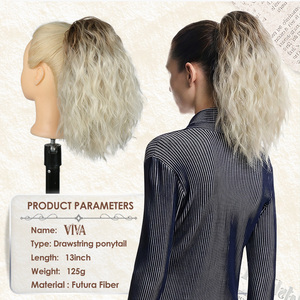 <span class=keywords><strong>Queue</strong></span> <span class=keywords><strong>de</strong></span> <span class=keywords><strong>cheval</strong></span> courte Julianna en fibre japonaise résistante à la chaleur, extensions afro bouclées, <span class=keywords><strong>queue</strong></span> <span class=keywords><strong>de</strong></span> <span class=keywords><strong>cheval</strong></span> synthétique à cordon <span class=keywords><strong>de</strong></span> serrage - Product Image 3