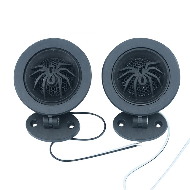 2 Set 50W 8ohm Round Spider Style Horn Speaker Plastic Piezo Electric Tweeter Sound System