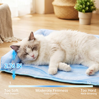 Coussin rafraîchissant pour chien d'été, tapis rafraîchissant respirant pour animaux de compagnie, lit pour chat résistant aux morsures, faible MOQ, produits rafraîchissants pour animaux de compagnie, directement de l'usine