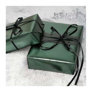 Custom Eco-Friendly Recyclable Metallized Green Gift <b>Wrap</b> <b>Paper</b> <b>Roll</b> Double-Sided Coated PE Waterproof Digital Packaging - Product Image 3