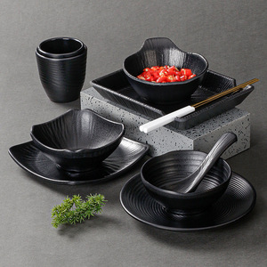 Melamine Tableware Small Bowl <b>Set</b> Irregular Shape Solid Color <b>Restaurant</b> Use Dinnerware <b>Set</b> - Product Image 1