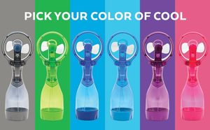 พัดลมระบายความร้อนขวดสเปรย์ละอองน้ำแบบพกพาขนาดเล็กสำหรับการเดินทางกลางแจ้งใช้แบตเตอรี่ในฤดูร้อนพัดลมระบายความร้อนพร้อมถังเก็บน้ำ - Product Image 5