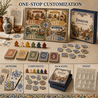 Jeu de stratégie sur carton sur le thème des routes culturelles européennes en céramique, pour la gestion des sites, destiné à l'édition, aux musées et à la licence