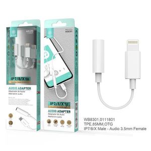 Adaptador Lightning a Jack, cable de audio de 3,5 mm para iPhone, iPad, iPod - Product Image 2