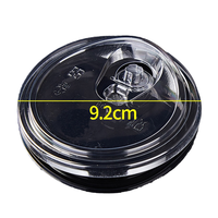 Couvercle en plastique PP sans déversement de 90mm Cundao Bouchon de bouteille de qualité alimentaire à conception rotative transparente pour usage industriel et couvercles