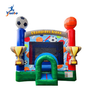 Château gonflable de football commercial - Product Image 1