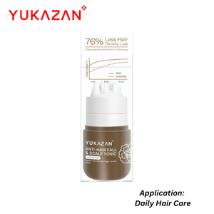 Tónico Anticaída y para el Cuero Cabelludo Yukazan 70ml, Superventas B2B, Garantía del Mejor Proveedor, Calidad Premium, Favorece el Crecimiento del Cabello, Zesty - Product Image 4