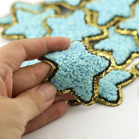 Patchs de réparation capillaire à dentelle d'étoile de Chenille, broderie sur le Patch, bricolage pour vêtements sac de chapeau, accessoires de réparation de manteau