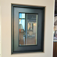 Fenêtres pour maison passive en aluminium à triple vitrage de style européen Energy Star à haut rendement énergétique à coupure thermique