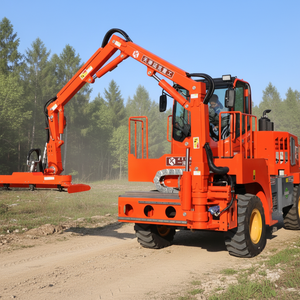 Tondeuse à flèche industrielle multifonctionnelle 175 CV Diesel, machine d'élagage en altitude, équipement paysager - Product Image 3