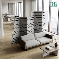 Cloison acoustique de bureau en polyester certifiée OEKO-TEX Standard 100, écologique, insonorisante, pour espace de travail ouvert