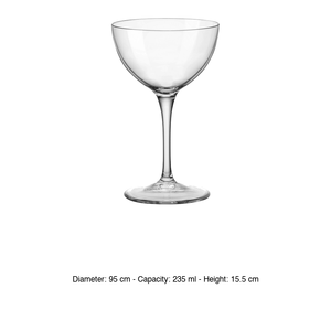 Bormioli Rocco Bowl Martini Bartender 23.5 cl 9.5 x 15.5 h cm, Suministros para Hostelería, Vajilla al por Mayor - Product Image 3