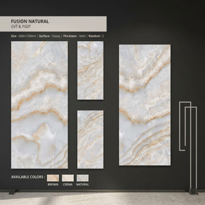 600x1200mm White Glossy Glazed Porcelain Slab <b>Tiles</b> For Interior Wall And Floor Decoration - Product Image 6