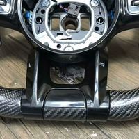 Volant en fibre de carbone pour Mercedes Benz W204 W205 W213 W222 A45 E63 GLE GLS AMG GT C63, très demandé