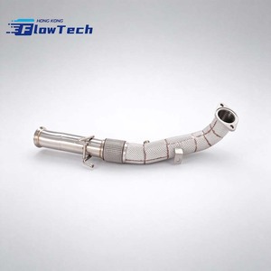ท่อลงแรงดันสูง FlowTech สำหรับ Ford Focus RS 2.0T - ผลิตจากสแตนเลส T304 พร้อมแผ่นกันความร้อน - Product Image 4
