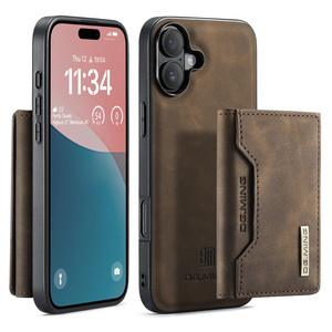 Per iPhone 16 custodia magnetica staccabile 2 in 1 <span class=keywords><strong>portafoglio</strong></span> porta carte in pelle cassa telefono molto sottile - Product Image 3