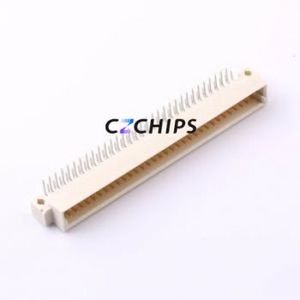 5536052-5 Board-to-Board & Backplane Connector Bent Lead Through Hole,P=2.54mm Connector 2.54mm Right Angle Insert 2 Gold - Product Image 1