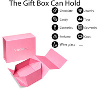 Boîte Cadeau Rose Rose Or Taille Personnalisée Emballage de Luxe pour Bijoux Présent Vente en Gros Boîtes en Papier de Qualité Emballage de Vêtements