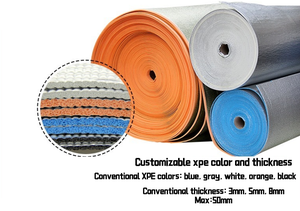 Mật độ cao phản chiếu cao lá nhôm/Mpet <span class=keywords><strong>XPE</strong></span> <span class=keywords><strong>EPE</strong></span> tấm xốp được sử dụng trong xây dựng mái nhiệt vật liệu cách nhiệt - Product Image 2