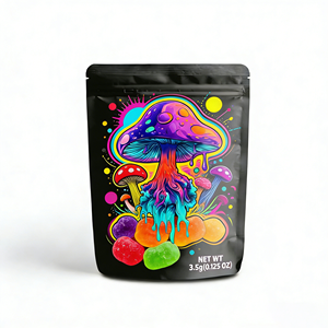 Buste Mylar Antiodore Cali Packs con Chiusura a Zip 1g 7g 28g per Confezionamento di Erbe e Cookie Personalizzate 3.5 Buste Mylar Esotiche Stampate su Misura - Product Image 2