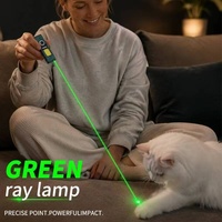 Senter EDC Baru Lampu Kuat COB Lampu Kerja Isi Ulang Laser Hijau Lampu Atmosfer RGB Lampu Klip Magnetik Luar Ruangan
