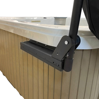 Couvercle de spa en aluminium pour piscine extérieure