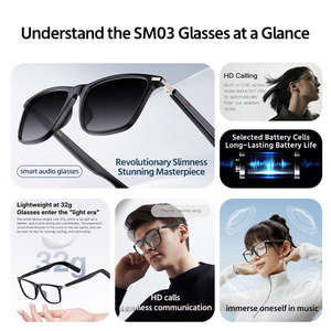 NUEVAS Gafas de Sol Inteligentes con IA SM03 2026, Transiciones Inteligentes con Cambio de Color, Control Táctil, Resistentes al Agua IPX-4, Traducción en Tiempo Real, ChatGPT - Product Image 5