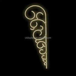 Decorazioni impermeabili personalizzate per sculture natalizie 2d Pole Street Motif Light - Product Image 4
