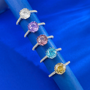 S925 Sterling Silver New 2.5-carat <strong>Millennium</strong> Octagonal Stone Wedding <strong>Ring</strong> - Product Image 1