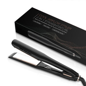 250C tóc ép tóc Titan Lớp phủ gốm tấm rộng chuyên nghiệp phẳng sắt công cụ kiểu tóc - Product Image 1