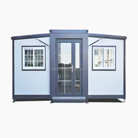 Conteneur pliable de 20 pieds, structure en acier, maison préfabriquée, mini-maisons avec maisons préfabriquées personnalisables
