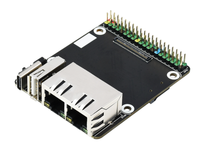 Produk asli asli Raspberry Pi CM4 Ethernet Dual Gigabit Mini Base Board PCIe PoE ++ mendukung komputasi Edge industri
