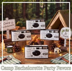 Konohan 4 <strong>Pack</strong> <strong>Disposable</strong> Single Use Film <strong>Camera</strong> with Built-In Flash for Bachelorette Party Favors Weddings &amp; Travel - Product Image 3
