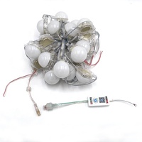 Luz LED de Punto IP67 Resistente al Agua EPISTAR 16703 RGB 5054 5050Pixel, 12V, Blanco Cálido 3000-11000K, PVC, Iluminación Exterior para Paisajes