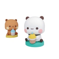 2025 plus récent Bubu Dudu Panda ours jouet mignon Kawaii ours ornement pour décoration de bureau résine et PVC figurine à collectionner jouets