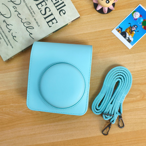 Étui de protection en cuir PU pour appareil photo instantané Fujifilm <span class=keywords><strong>Instax</strong></span> Mini13 avec poches - Product Image 4
