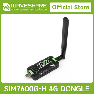 SIM7600G-H 4G <span class=keywords><strong>Dongle</strong></span> Waveshare <span class=keywords><strong>Raspberry</strong></span> <span class=keywords><strong>Pi</strong></span> ban phát triển LTE Sim gnss định vị toàn cầu ban nhạc - Product Image 2