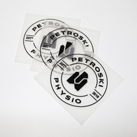 Prix d'usine vente en gros personnalisé nom de marque Logo 3D silicone fer sur vêtement vêtements étiquettes PVC patchs