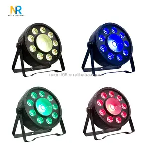 พาร์ไลท์ 3in1 Rgb 120W Led 9 + 1 มินิพาร์แสง Fabriek Dmx 512 Dj Bruiloft อัตโนมัติ Hoge Helderheid คลับเวที Licht