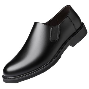 Mocasines de Cuero Genuino para Hombre, con Punta Puntiaguda, Suela de Goma, Suela Suave, Zapatos Casuales de Negocios para Boda, Otoño - Product Image 5