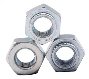 Good quality carbon steel Diagonal pressed riveting hex nut