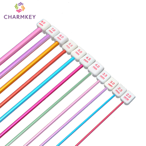 <span class=keywords><strong>Crochet</strong></span> en aluminium à pointe unique <span class=keywords><strong>pour</strong></span> crochetage afghan et tunisien, aiguille à tricoter <span class=keywords><strong>pour</strong></span> écharpe, ensemble de crochets colorés <span class=keywords><strong>pour</strong></span> pull - Product Image 4