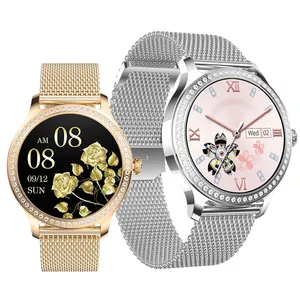 2024 Custom Logo LW105 Sports Bracelet Lady Fashion Dedicated Goddess Ladies Smart Watch with 60 shiny zircon