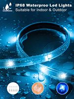 Hongshe RGB LED Bande Lumières Étanche IP68 Multiple Couleur APP Contrôle 44 Touches Télécommande RGB Led Bande Lumière Ensemble