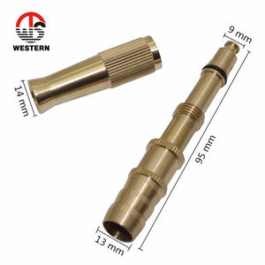 Système d'arrosage Raccord barbelé Pulvérisateur de buse de tuyau d'arrosage en laiton réglable - Product Image 5