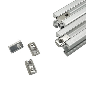 Zhifeisen Aluminum Profile Accessories Stainless Steel Elastic Nuts M4 M5 M6 M8 304 Semi Circular For 20 30 40 Series - Product Image 1
